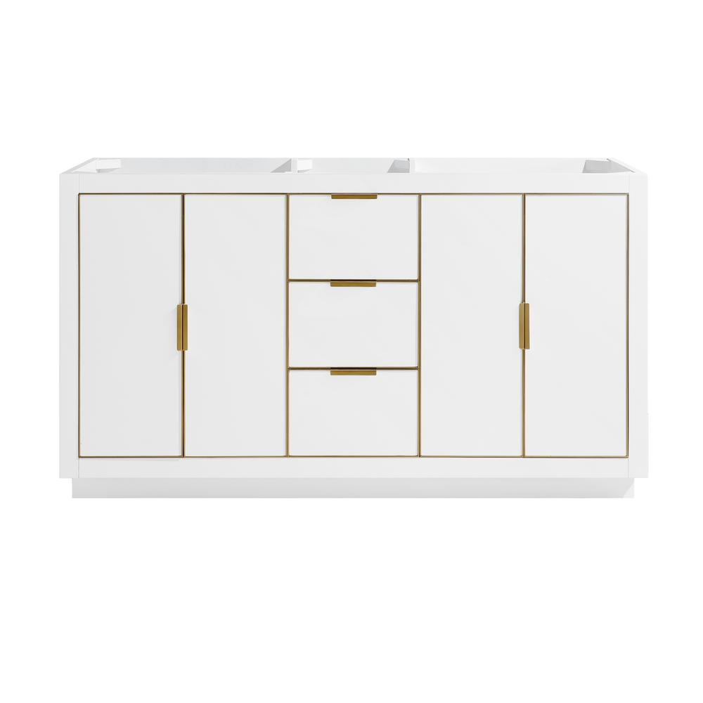 Avanity Austen 60 In Bath Vanity Cabinet Only In White With Gold