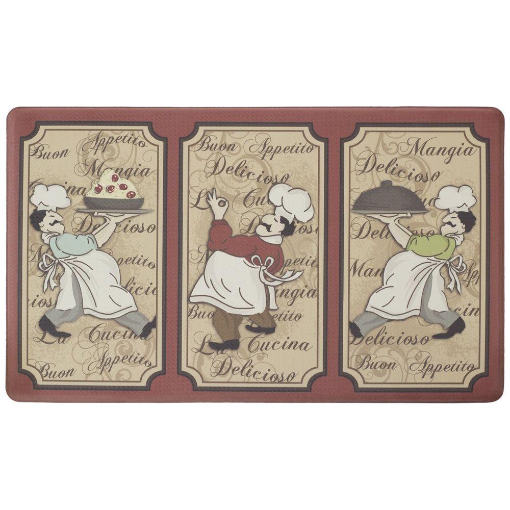 Chef Gear Chef of the Year 18 in. x 30 in. Foam Comfort Kitchen Mat