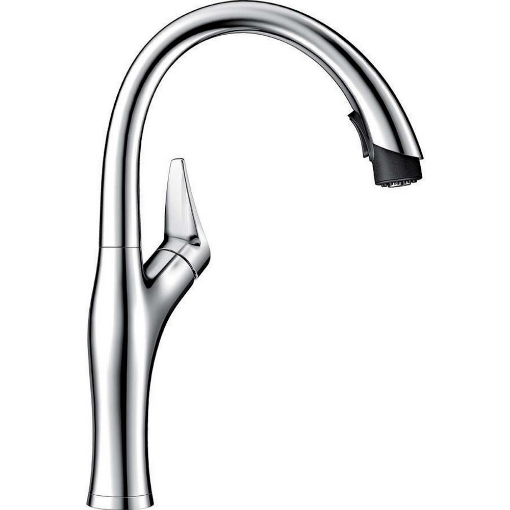 Blanco Artona Single Handle Pull Down Sprayer Kitchen Faucet In