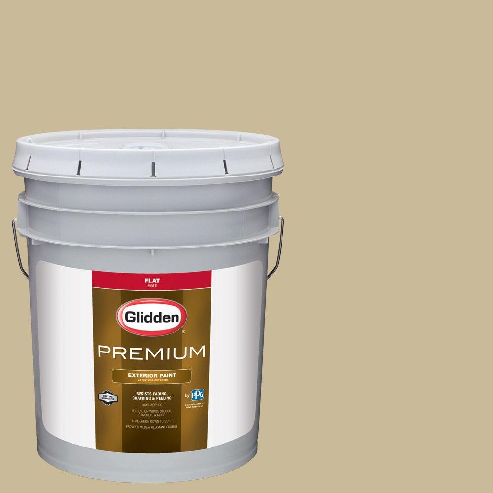 Glidden Premium 5gal. HDGY51 Cyprus Grass Flat Latex Glidden Premium 5gal. HDGY51 Cyprus Grass Flat Latex