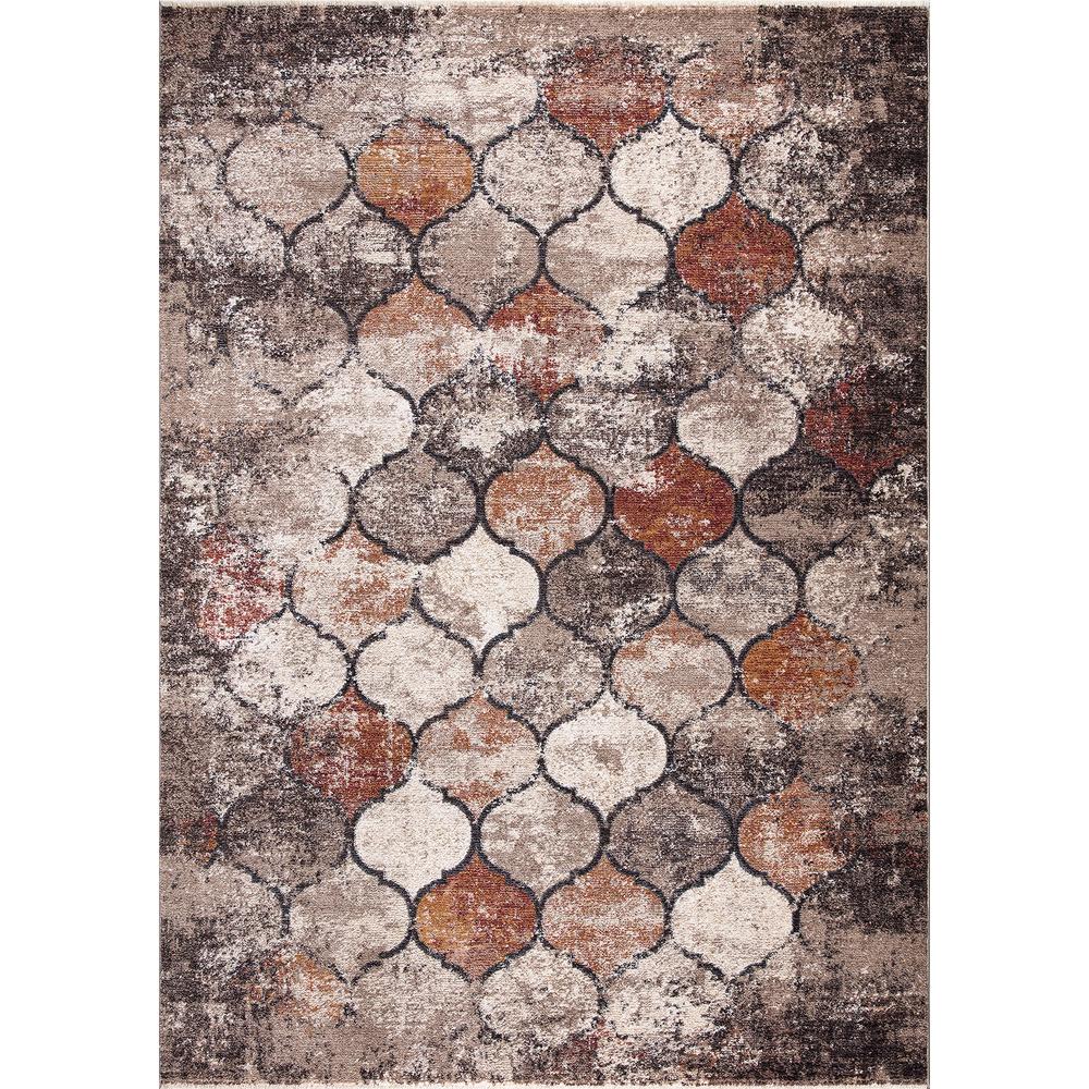 StyleWell Alino Red 8 ft. x 10 ft. Quatrefoil Area Rug51007 The Home