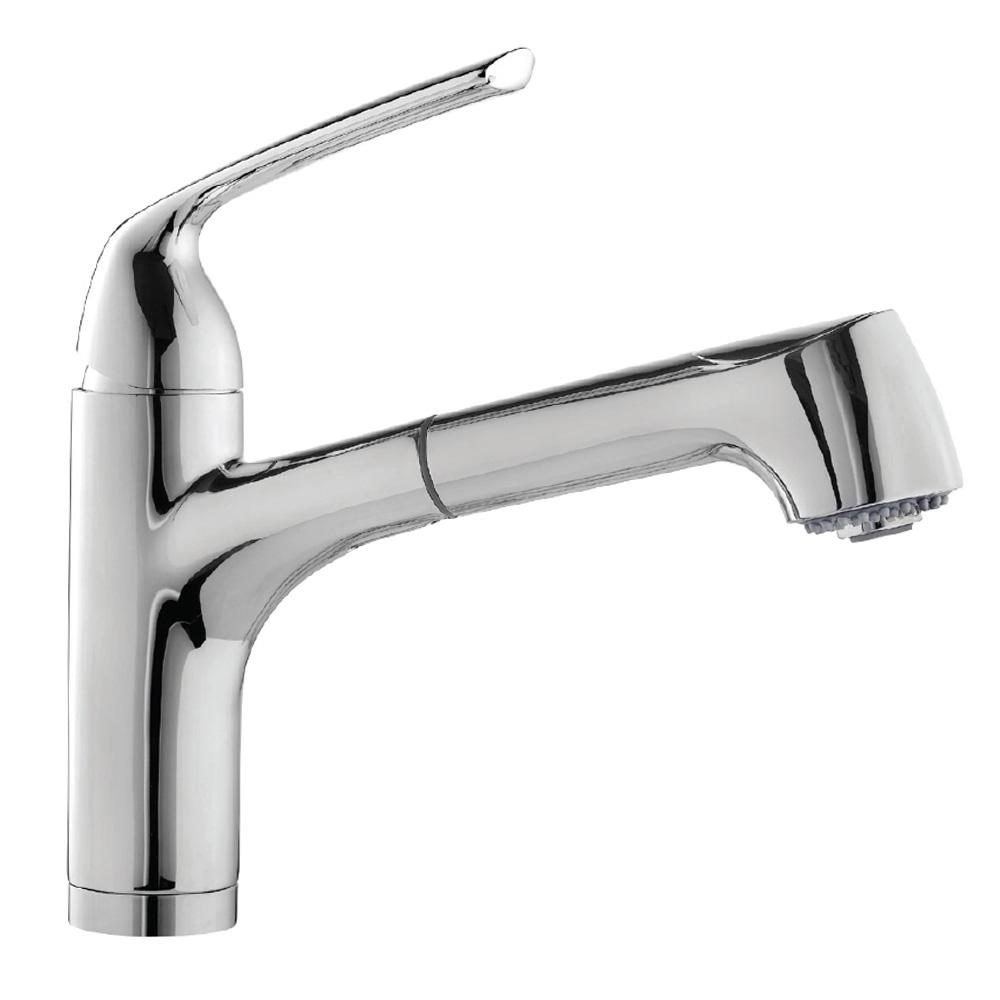 Houzer Calia Single Handle Bar Faucet With Pull Out And Ceradox