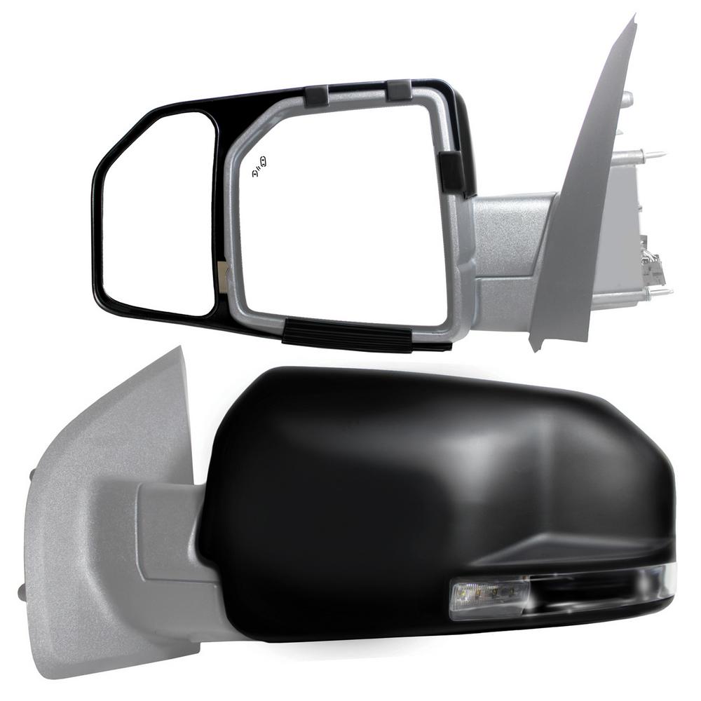 2 CLIP-ON TOWING MIRRORS tow extension side rear view hauling extender dodoge 2