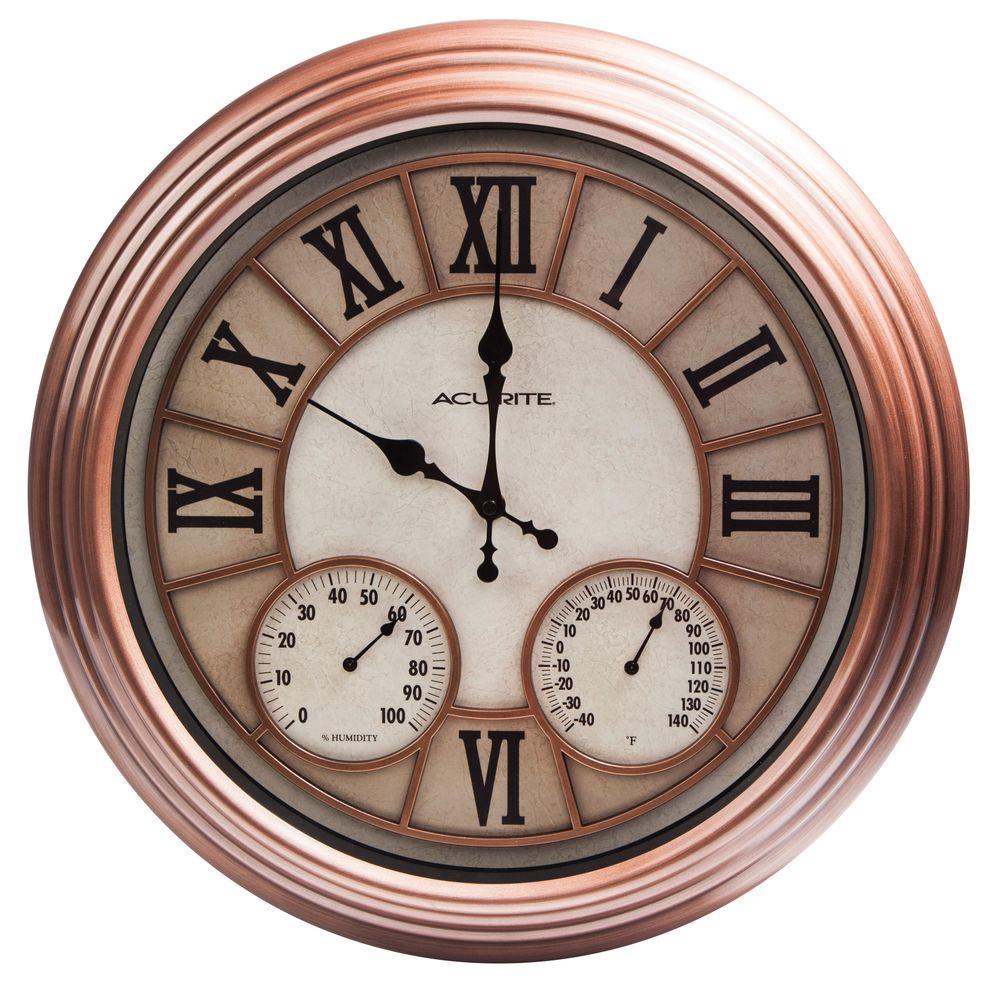 Outdoor Patio Clocks With Thermometer Ideas