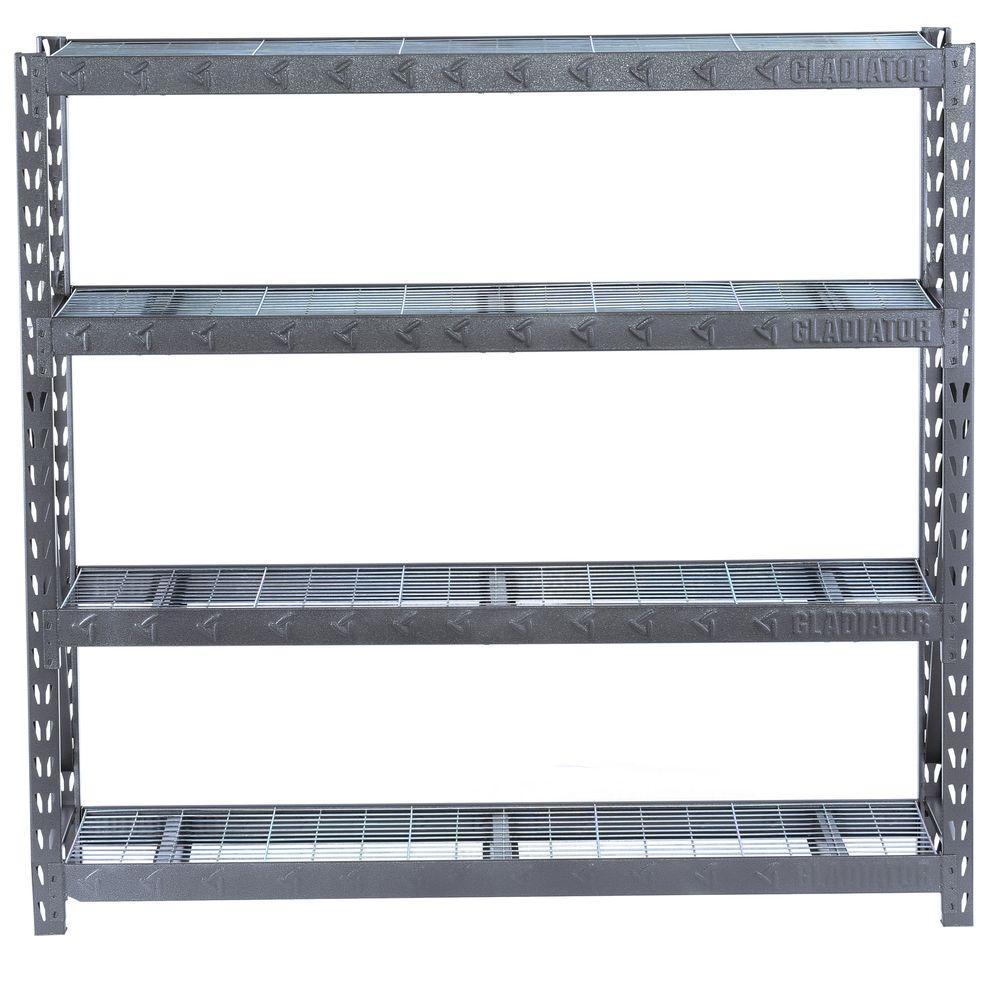 Gladiator 4 Shelf 72 In H X 77 In W X 24 In D Welded Steel Garage