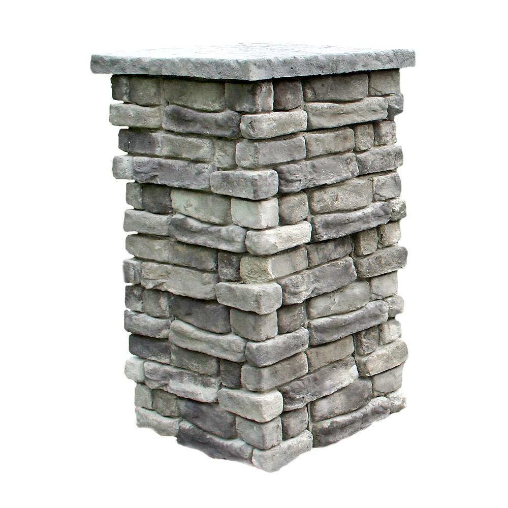 Угловые декоративные камни. Square Stone columns. Outdoor columns. Stone column. Stone Home PNG.