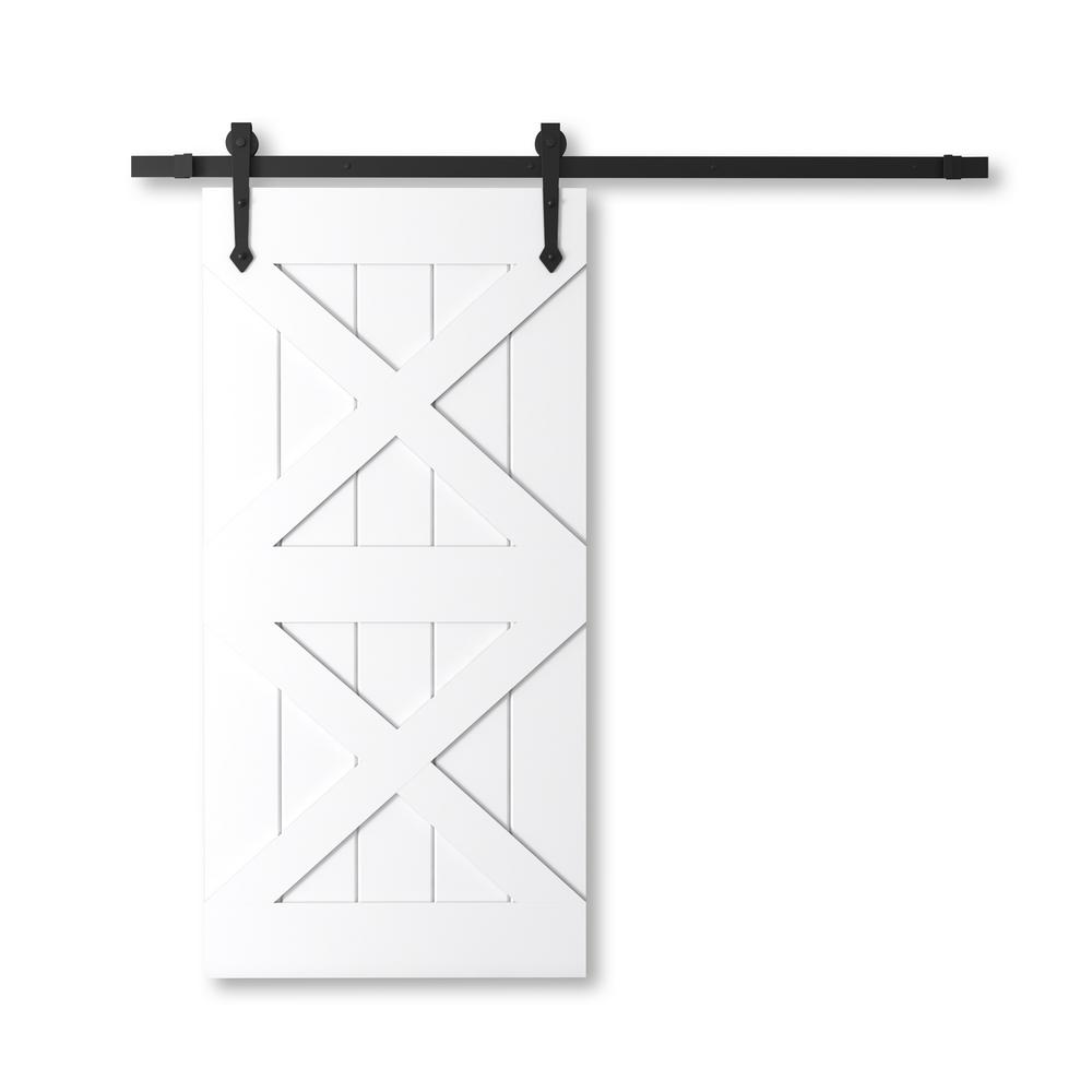 Urban Woodcraft 40 In X 83 In Florence Solid Core White Wood