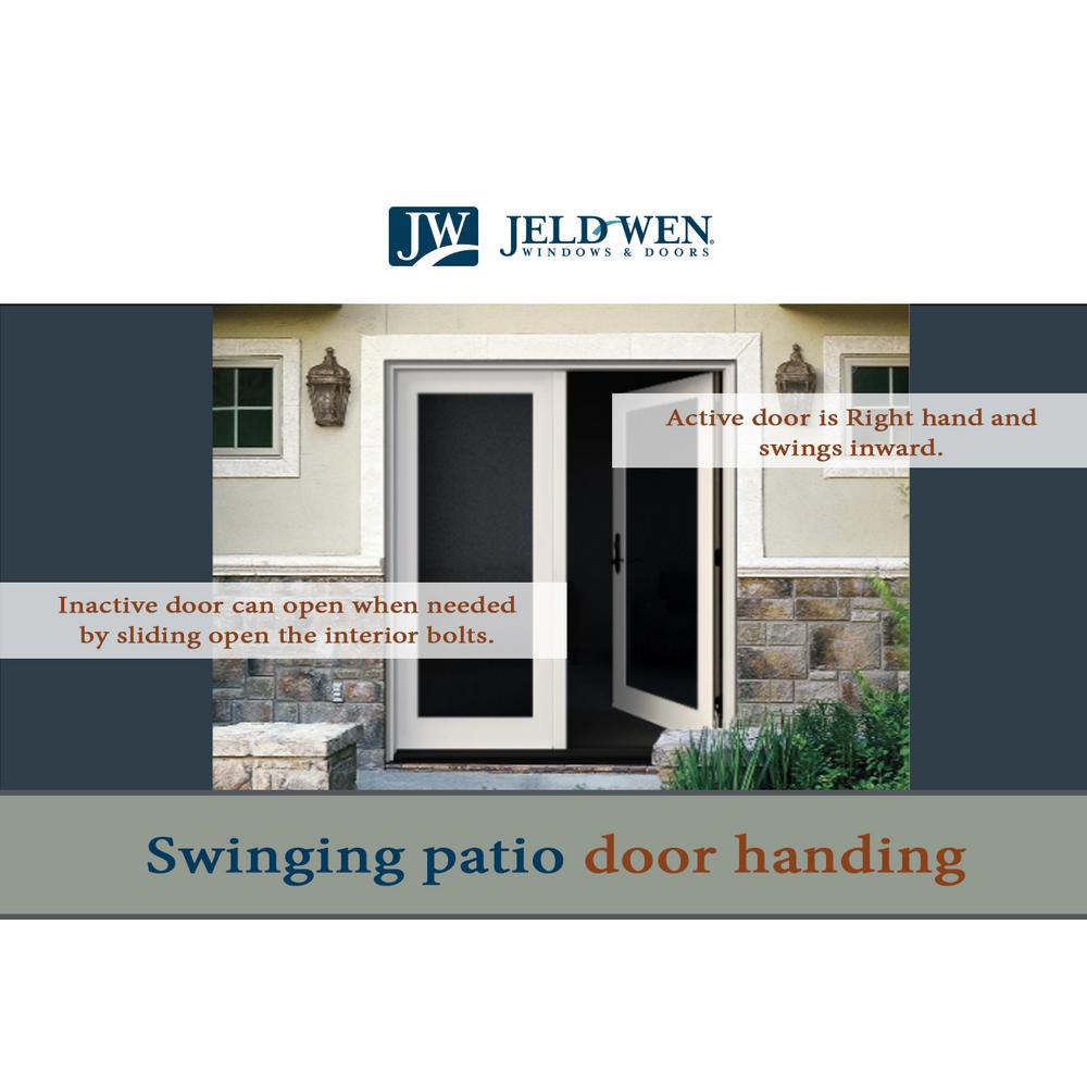 Jeld Wen 72 In X 80 In Primed Steel Right Hand Inswing Full Lite