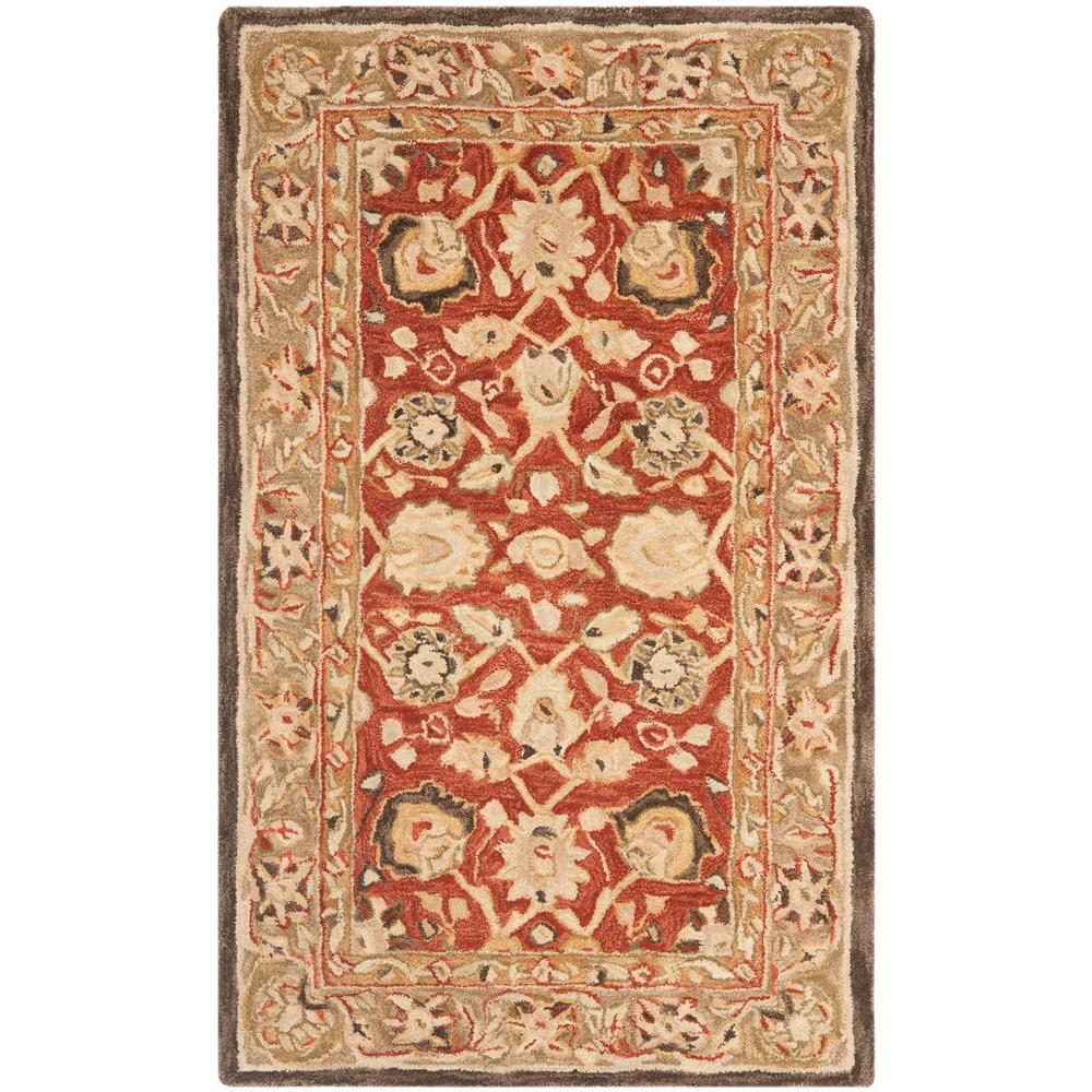 Safavieh Anatolia Rust/Green 3 ft. x 5 ft. Area Rug-AN512G-3 - The Home ...