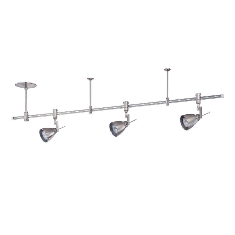 Filament Design Ciopeia 3 Light Satin Nickel Track Lighting Kit Filament Design Ciopeia 3 Light Satin Nickel Track Lighting Kit