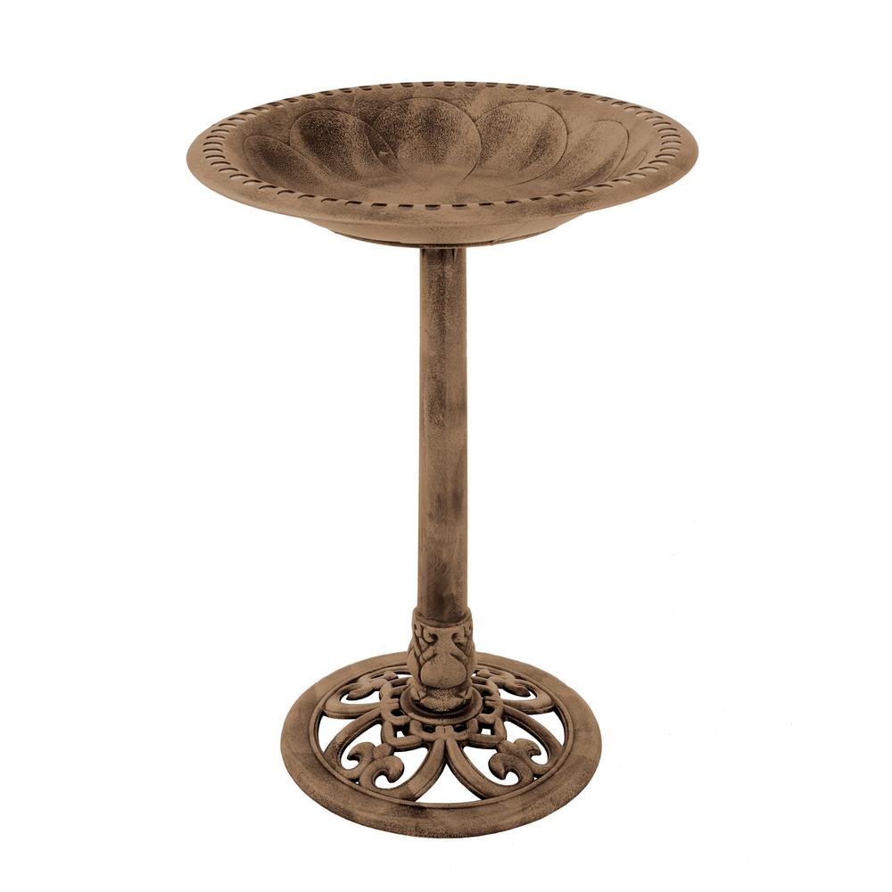 pure garden antique bird bath