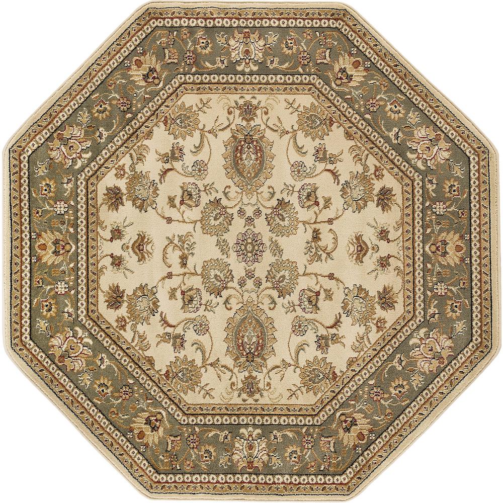 Tayse Rugs Sensation Beige 8 Ft Octagon Traditional Area Rug 4722 Tayse Rugs Sensation Beige 8 Ft Octagon Traditional Area Rug 4722 Ivory The Home Depot