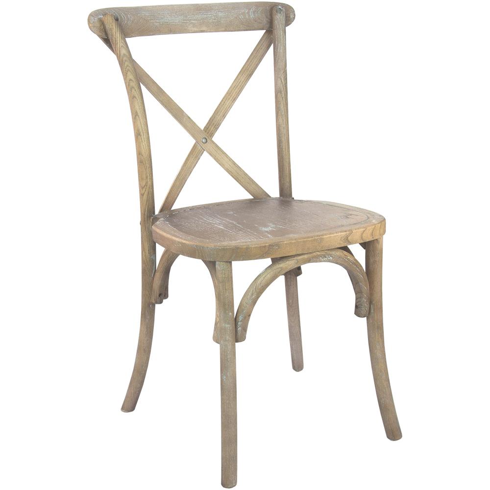 Advantage Series Wooden X-back Chair, Multiple Finishes 2 Set