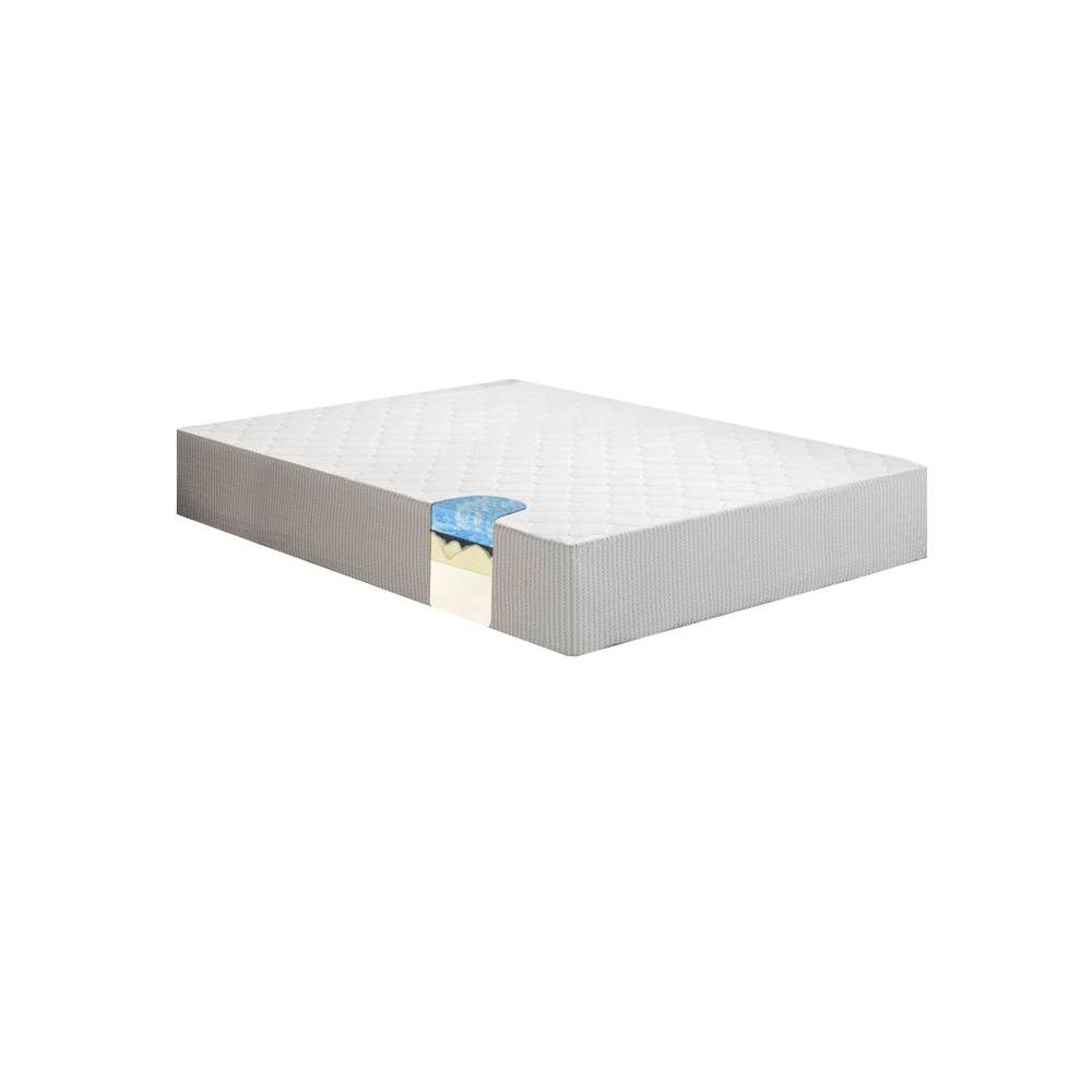 Sleep Innovations 10 In California King Size Gel Swirl Memory Foam Sleep Innovations 10 In California King Size Gel Swirl Memory Foam Mattress G Mat 95625 Ck Wht The Home Depot