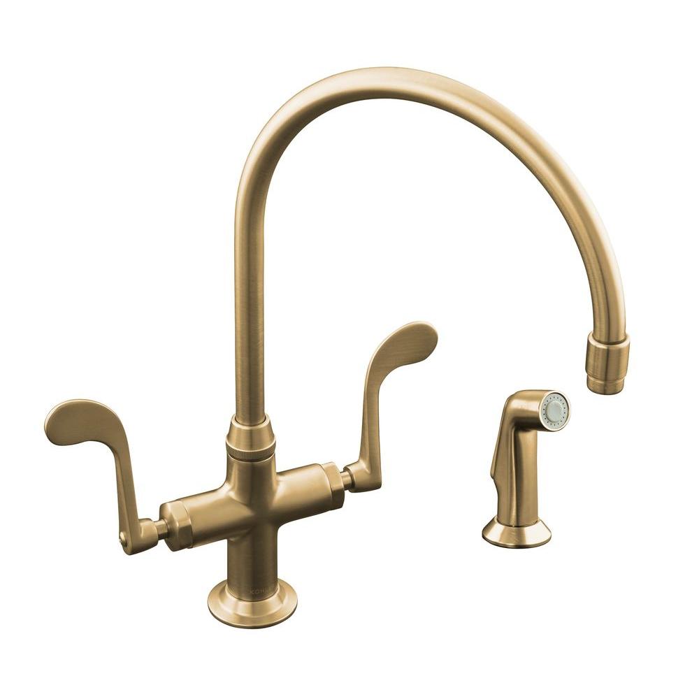 vibrant brushed bronze kohler standard spout faucets k 8763 bv 64_1000