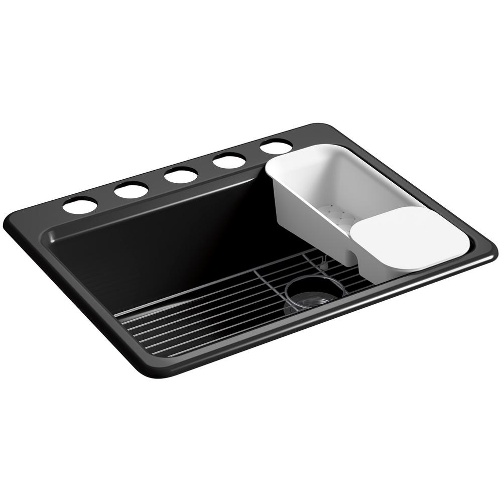 Drainboard Sink Kohler Kitchen Sinks Kitchen The Home Depot