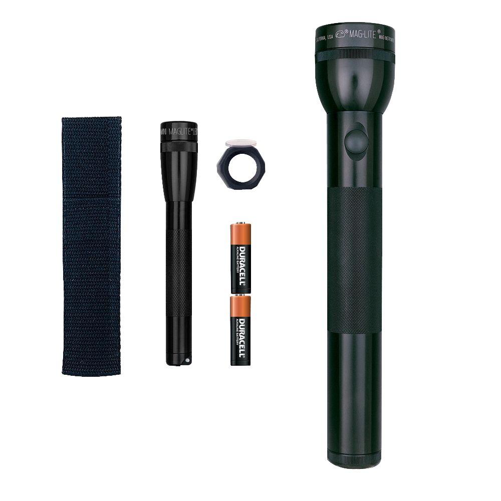Maglite Led 3d 2aa Combo Light Pack Sx3401r The Home Depot Led 3d 2aa Combo Light Pack