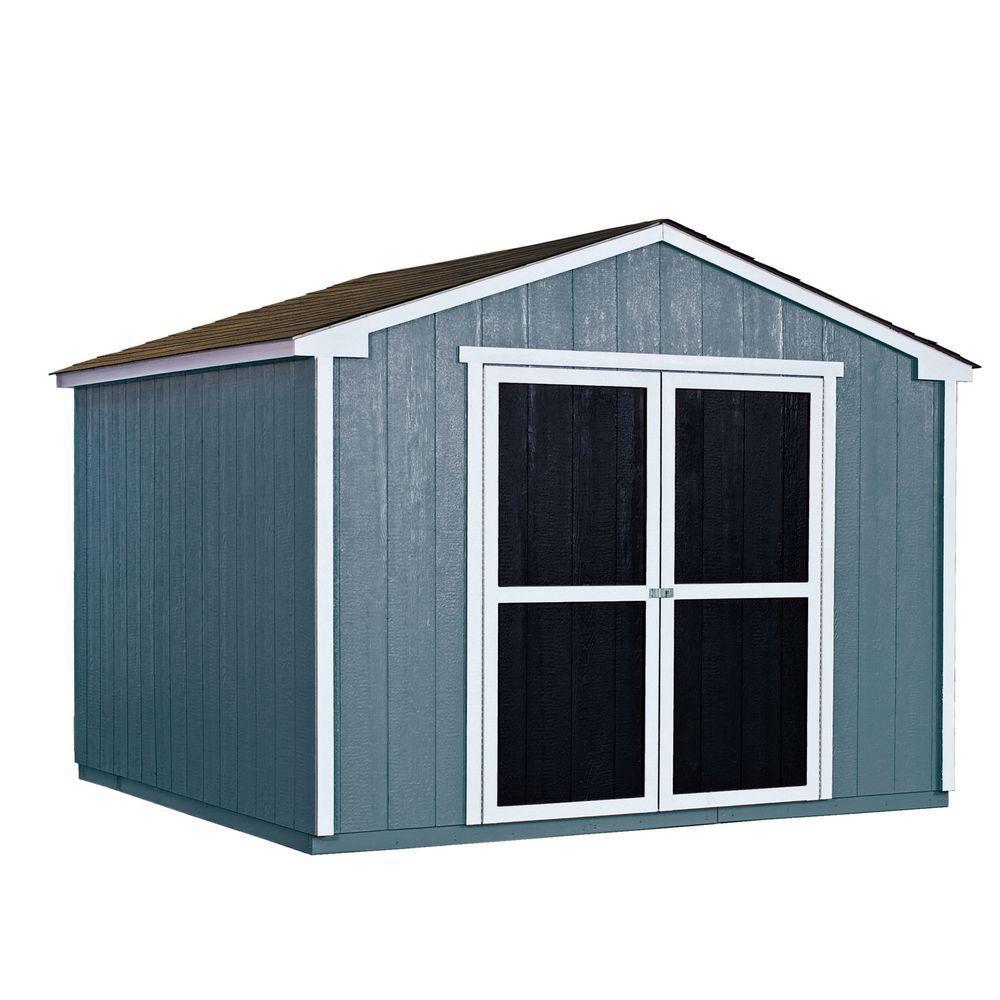 Handy Home Products Do It Yourself Princeton 10 Ft X 10 Ft Wood