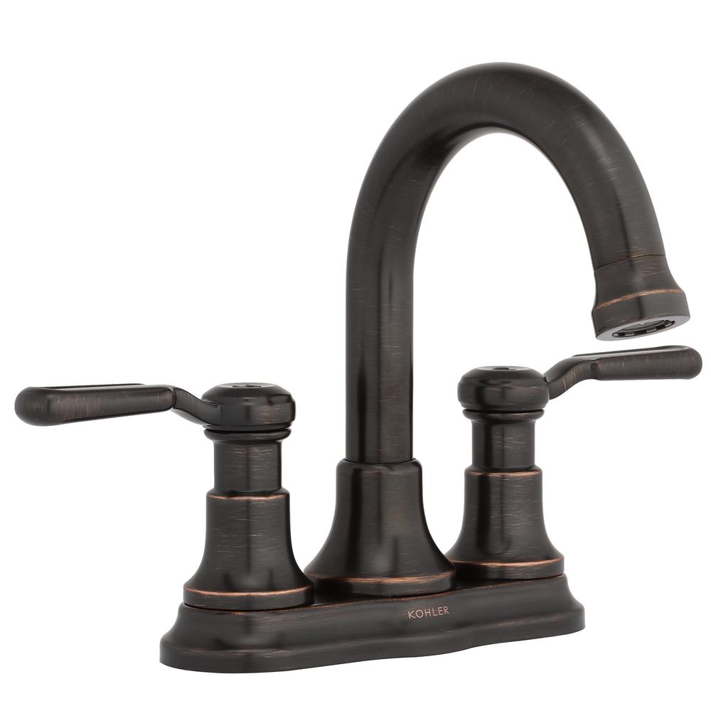 Bronze Bathroom Sink Faucets Bathroom Vessel Sink Faucet Oil Rubbed   Oil Rubbed Bronze Kohler Centerset Bathroom Sink Faucets R76256 4d 2bz 64 1000 