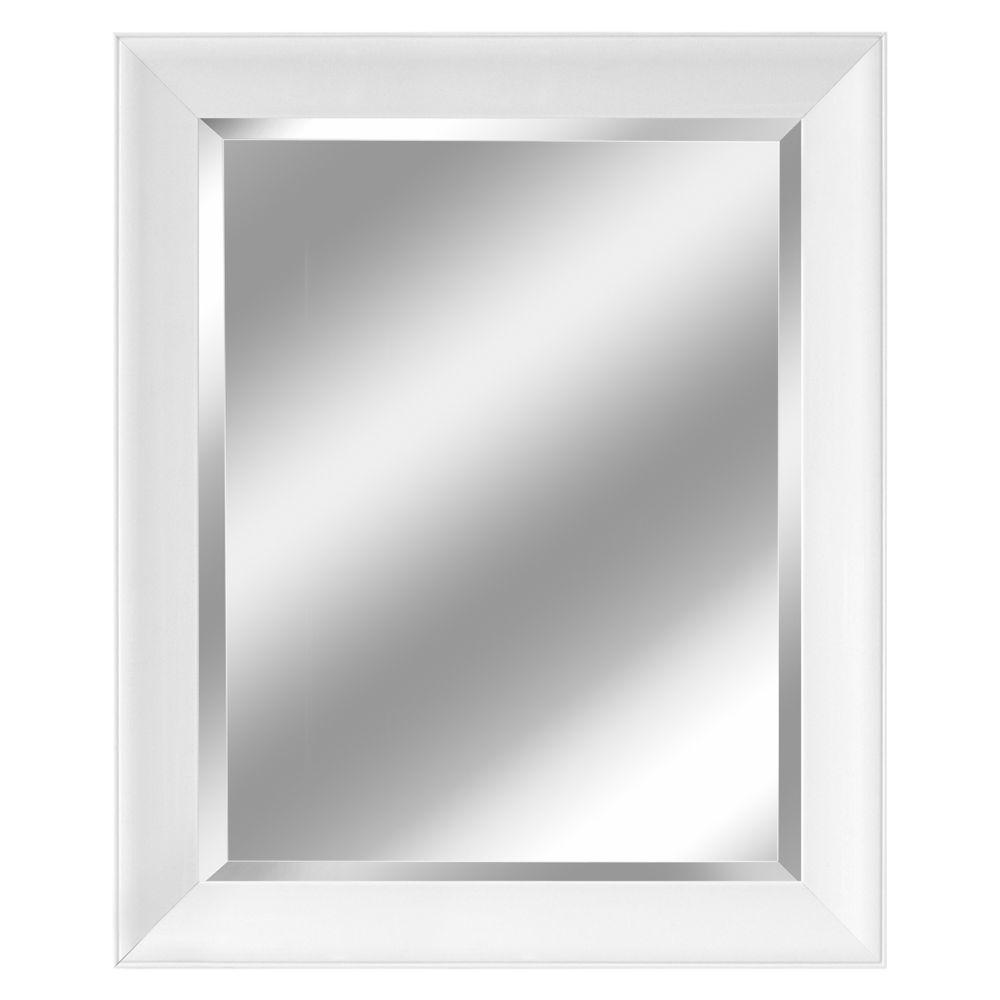 Deco Mirror 29 in. W x 35 in. H Framed Rectangular Beveled Edge