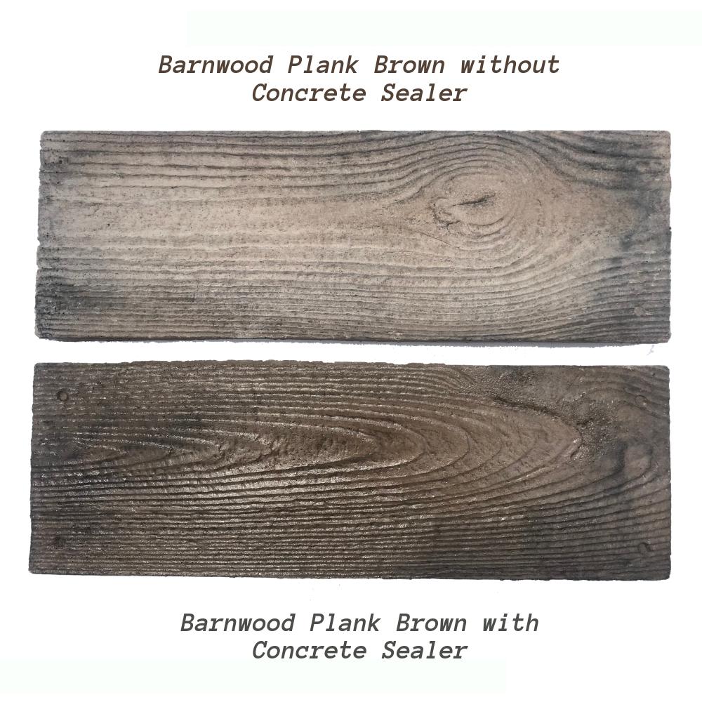 Natural Concrete Products Co 75 Sq Ft Barnwood Plank Patio On A