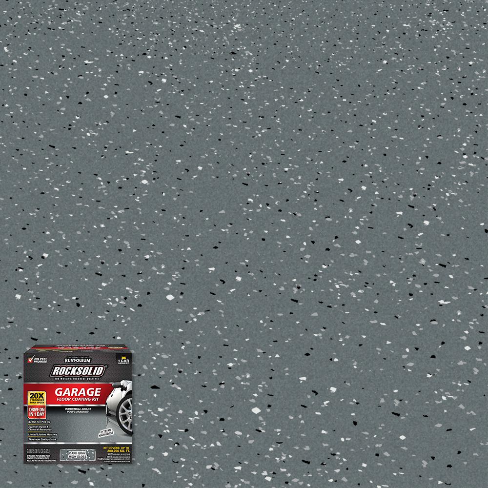 RustOleum RockSolid 70 oz. Gunmetal Metallic Garage Floor Kit (2Pack