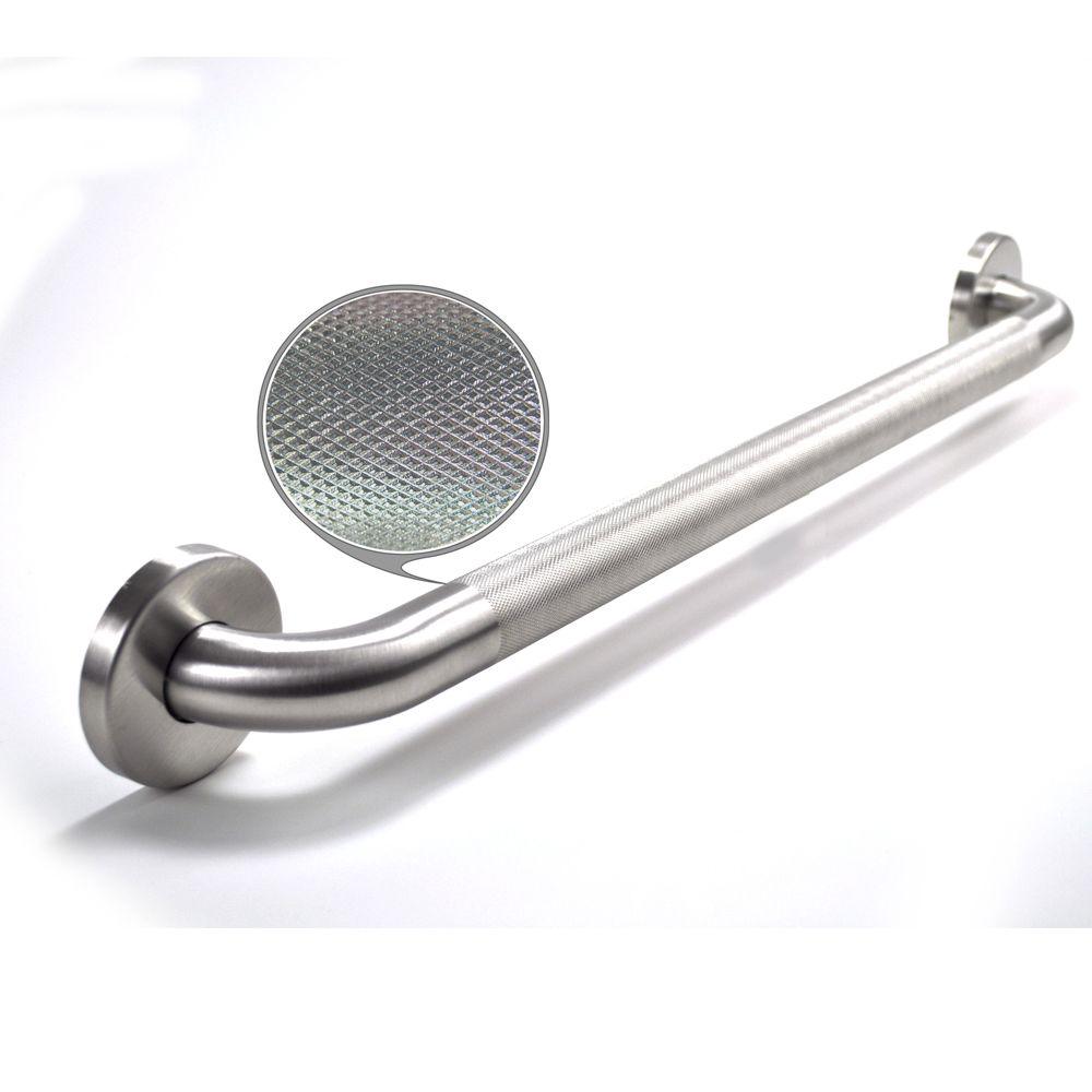 WingIts Premium Series 36 in. x 1.25 in. Diamond Knurled Grab Bar in