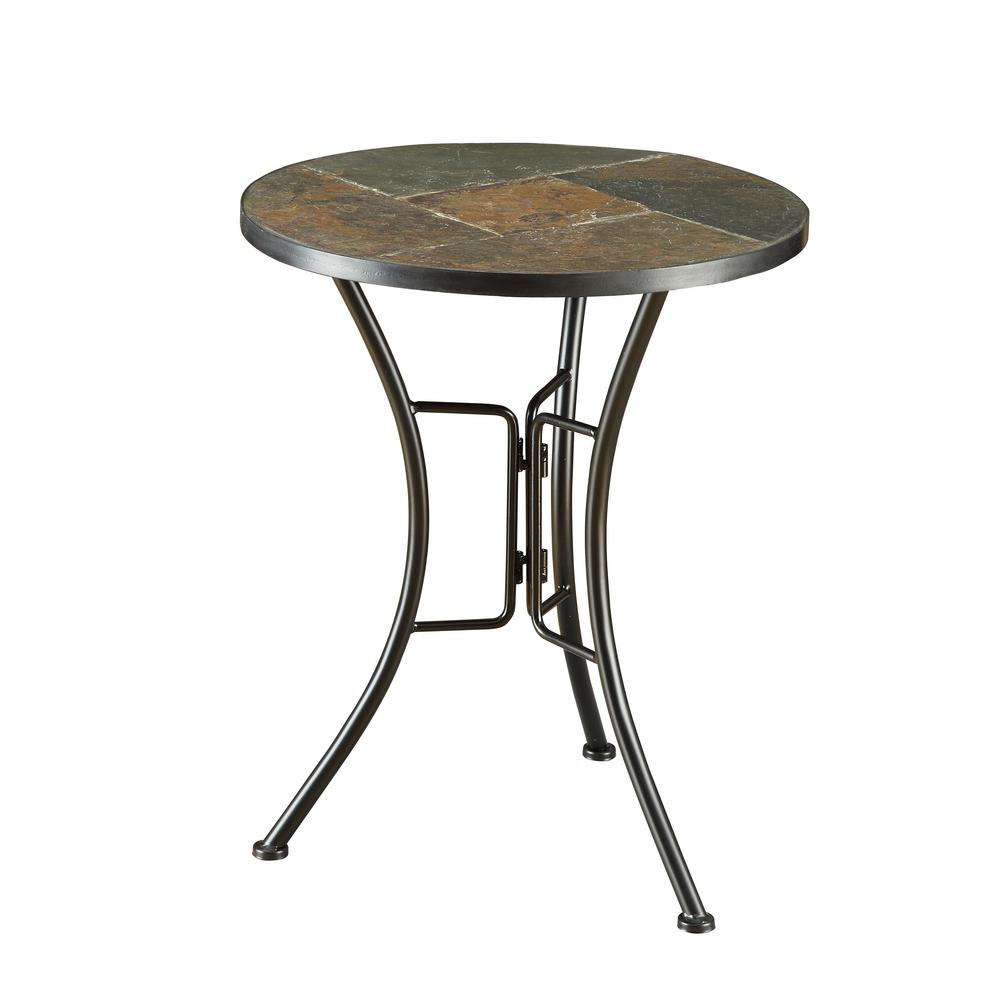 4d Concepts Wales Stone Collection 22 In Black Round Slate Top End Table 10166 The Home Depot - Round Stone Top End Tables 4d Concepts Wales Stone Collection 22 In Black Round Slate Top End Table 10166 The Home Depot - Round Stone Top End Tables