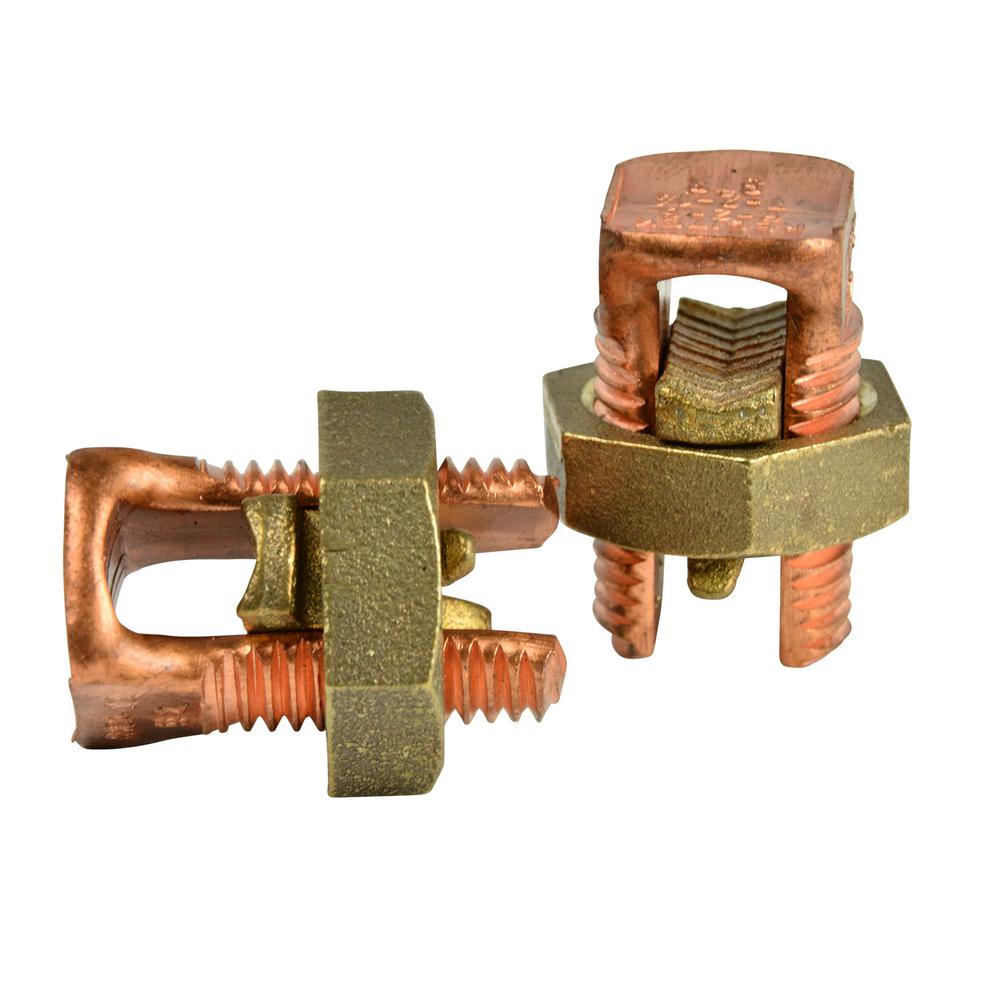 Gardner Bender 2 AWG Copper Split Bolt Connector (2-Pack) Case of 6 ...