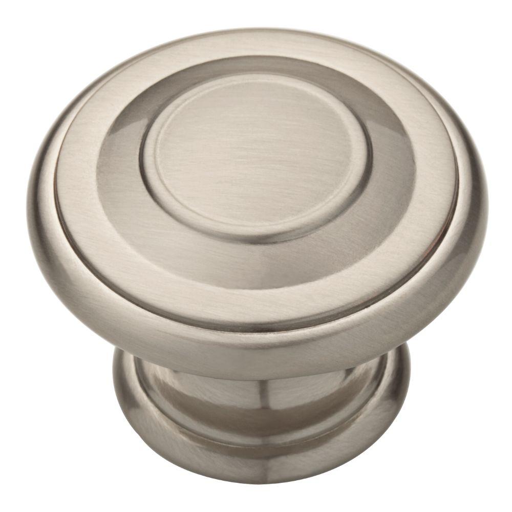 50pc Contractor Pack Kitchen Cabinet Hardware Knobs kt915 Satin Nickel pull 1/"