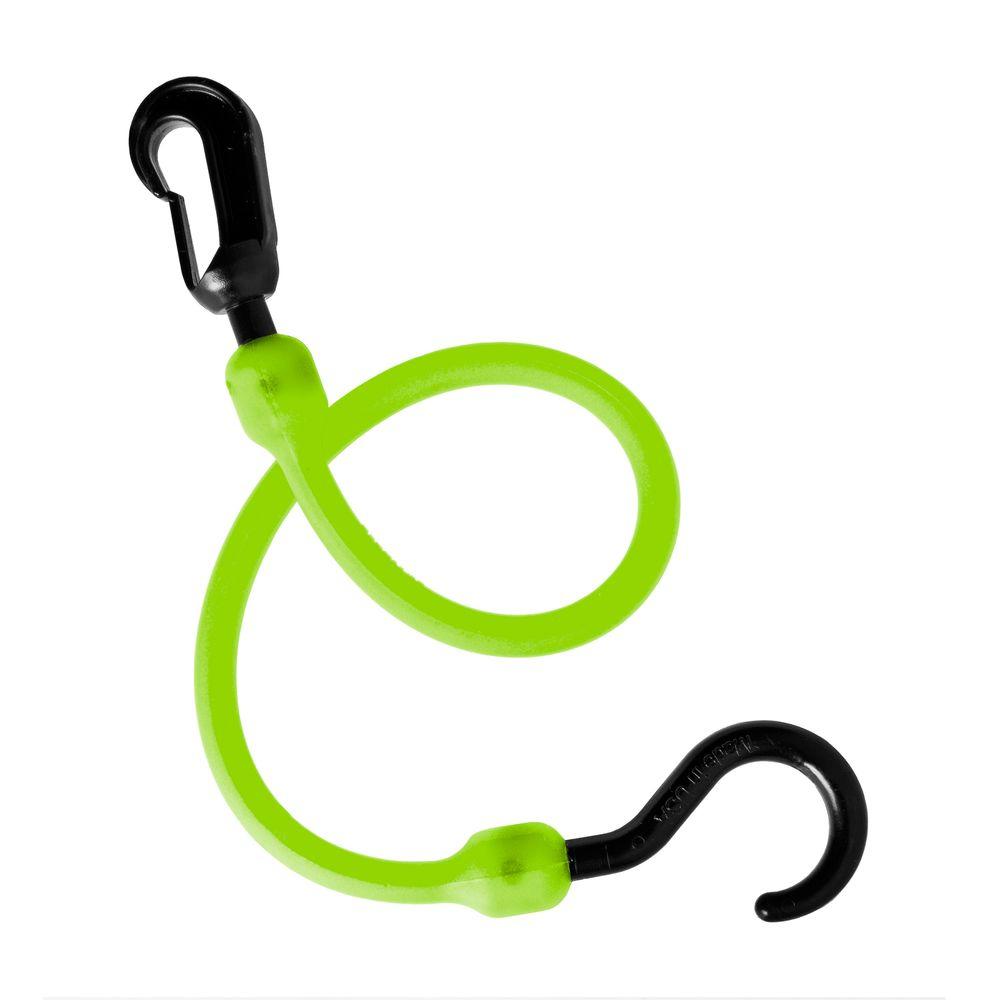 The Perfect Bungee 18 in. Polyurethane Fixed End Bungee Cord with ...