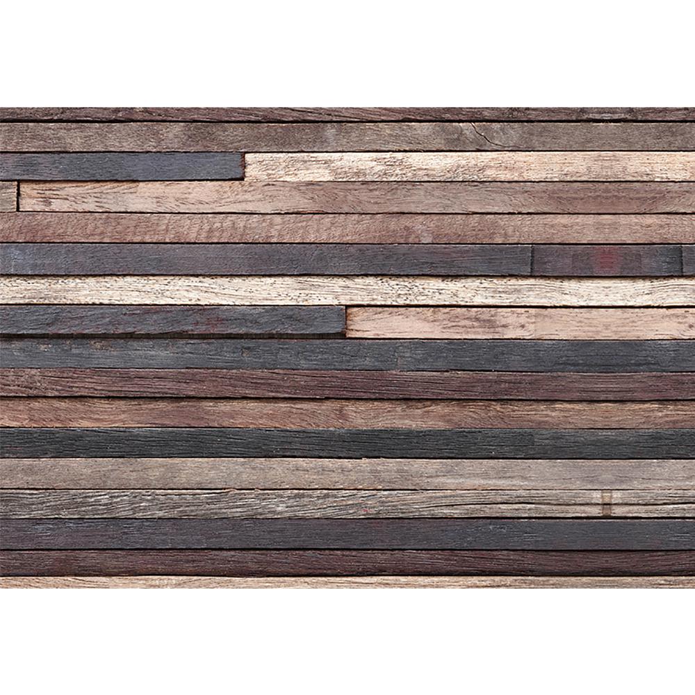 Home Decor Line Brown Wood Strips Peel And Stick Backsplash Wall