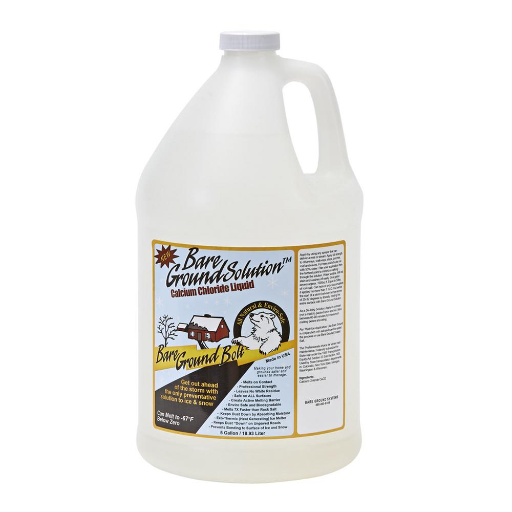 Bare Ground 1 Gal. Bolt Calcium Chloride Liquid DeicerBGB1C The
