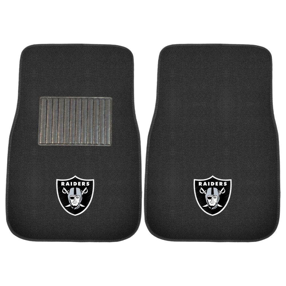 Fanmats Nfl Oakland Raiders 2 Piece 17 In X 25 5 In Carpet