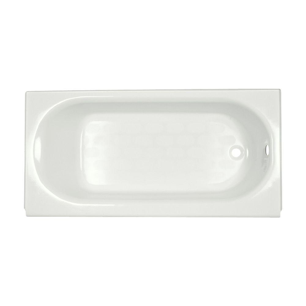 American Standard Cambridge 5 Ft Americast Right Hand Drain Bathtub Americast Right Hand Drain Bathtub In White