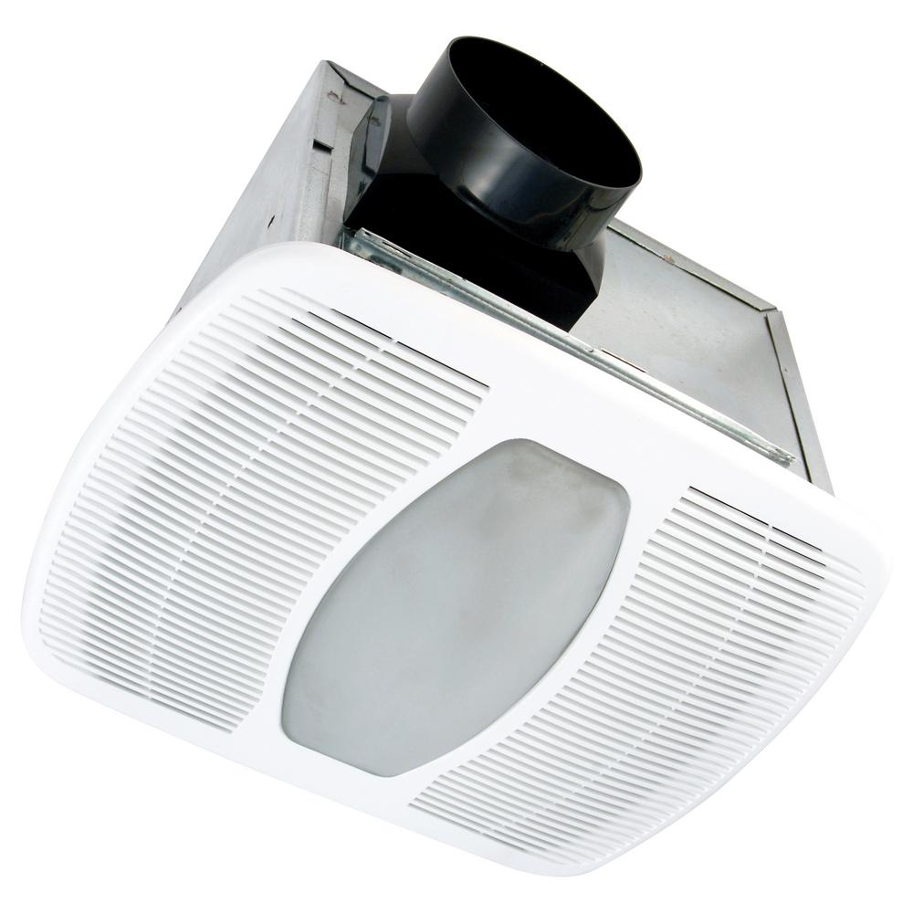 NuTone 100 CFM Ceiling Directionally Adjustable Exhaust Bath Fan with Light and 1500Watt Heater