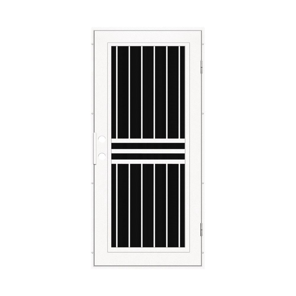 unique home designs 32 in. x 80 in. white surface mount outswing unique home designs 32 in. x 80 in. white surface mount outswing