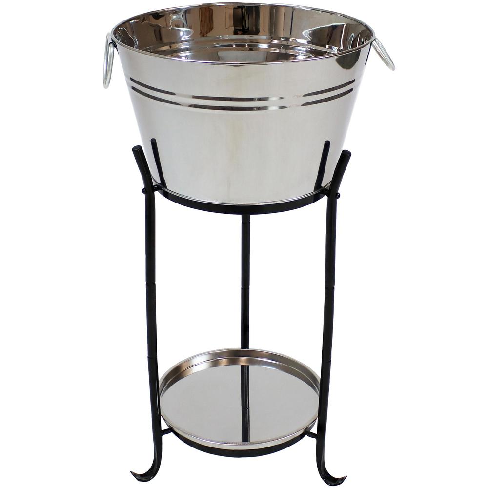 wine cooler bucket on stand