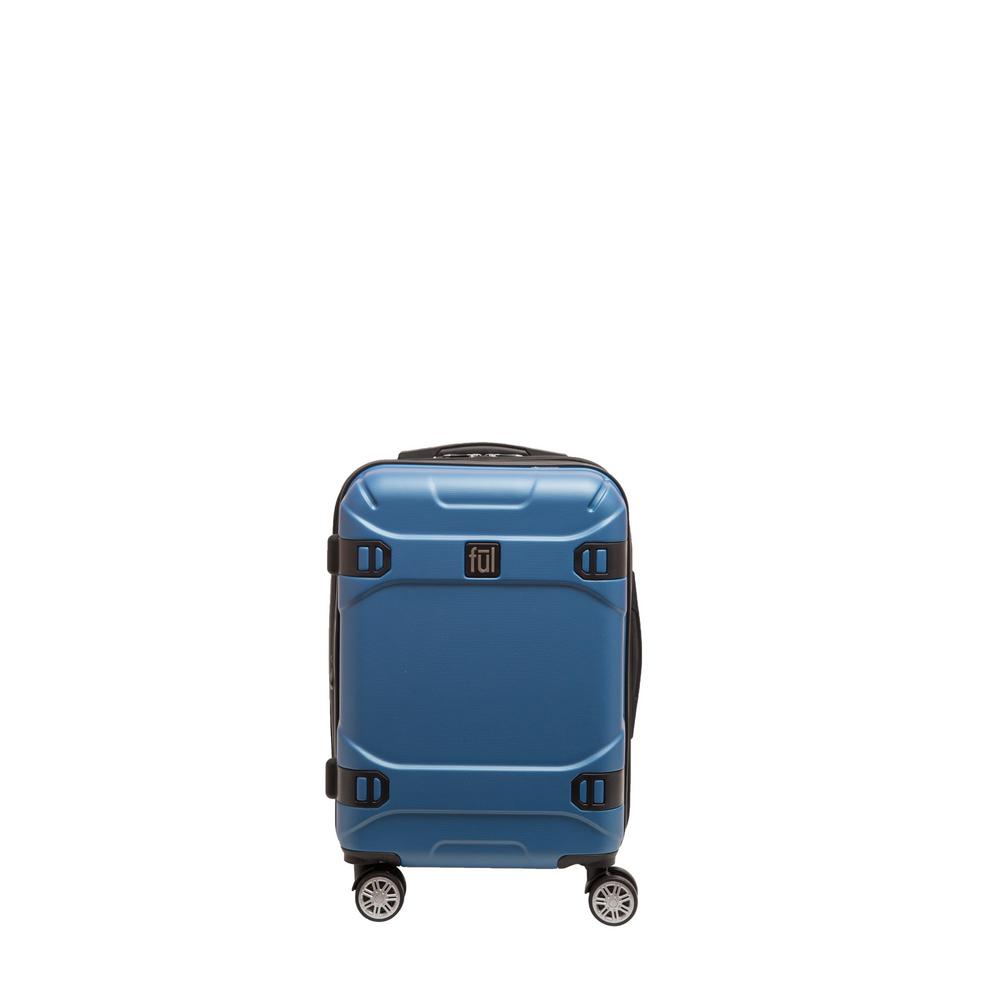 UPC 804371000191 product image for Molded Detail 21 in. Blue Sky Hard Sided Rolling Luggage | upcitemdb.com
