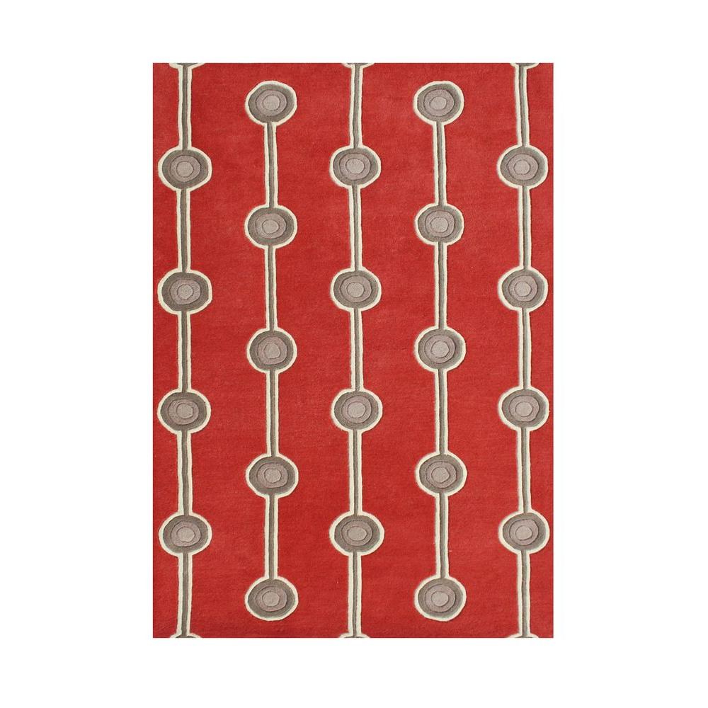 Fiery Red 5 Ft X 8 Handmade Area Rug 60075 5x8 The Home Depot Fiery Red 5 Ft X 8 Handmade Area Rug