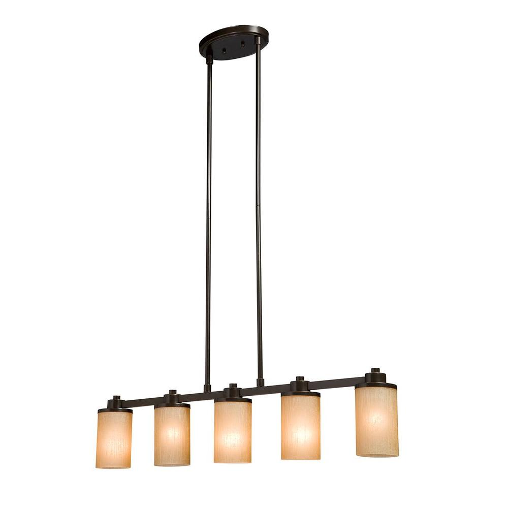 Filament Design Archieroy 5Light OilRubbed Bronze Island LightCLI