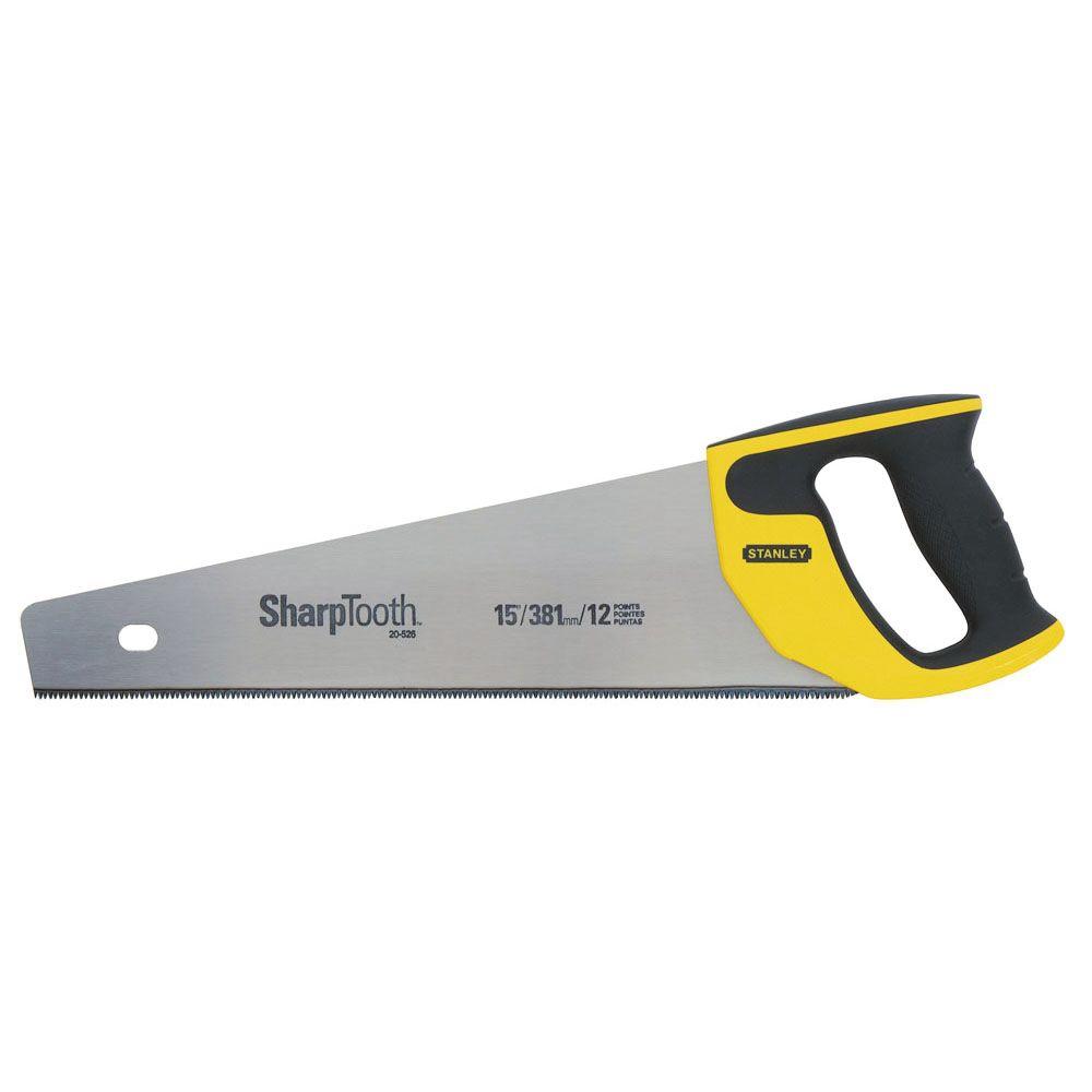 Stanley 15 in. SharpTooth Hand Saw20526 The Home Depot