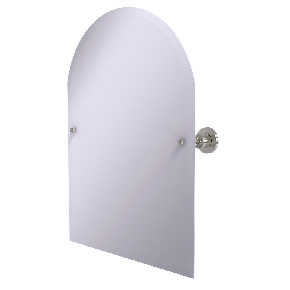 Allied Brass Astor Place Frameless Arched Top Tilt Mirror with Beveled