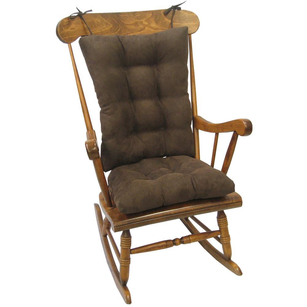 Gripper Twillo Chocolate Jumbo Rocking Chair Cushion Set 849140xl 15 Undefined Gripper Twillo Chocolate Jumbo Rocking Chair Cushion Set