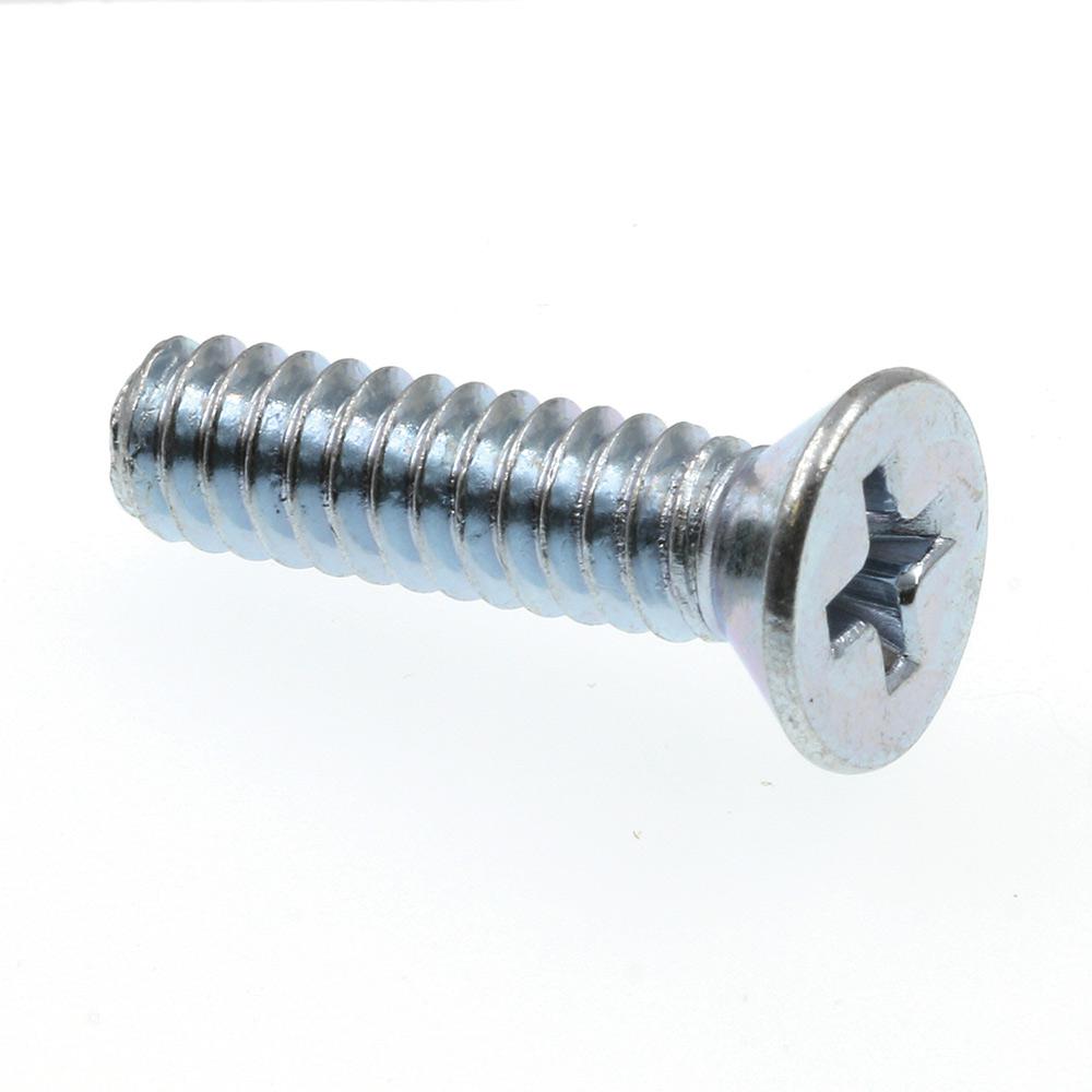 Flat Head Zinc Plated Steel Phillips Drive 75-Pack #10-32 X 2 in. Prime-Line 9001194 Machine Screws