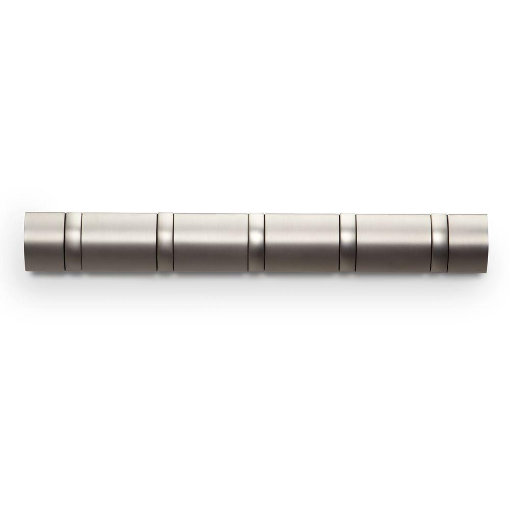 Umbra Fasteners Hardware The Home Depot Flip 5 Hook Metal Nickel