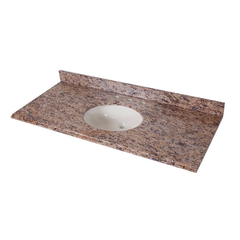 St Paul Vanity Tops Bathroom Vanities The Home Depot 49 In