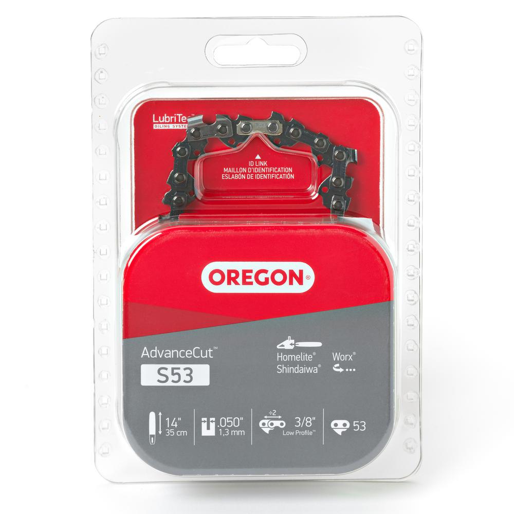 Oregon Oregon 14 in. AdvanceCut Saw ChainS53 The Home Depot