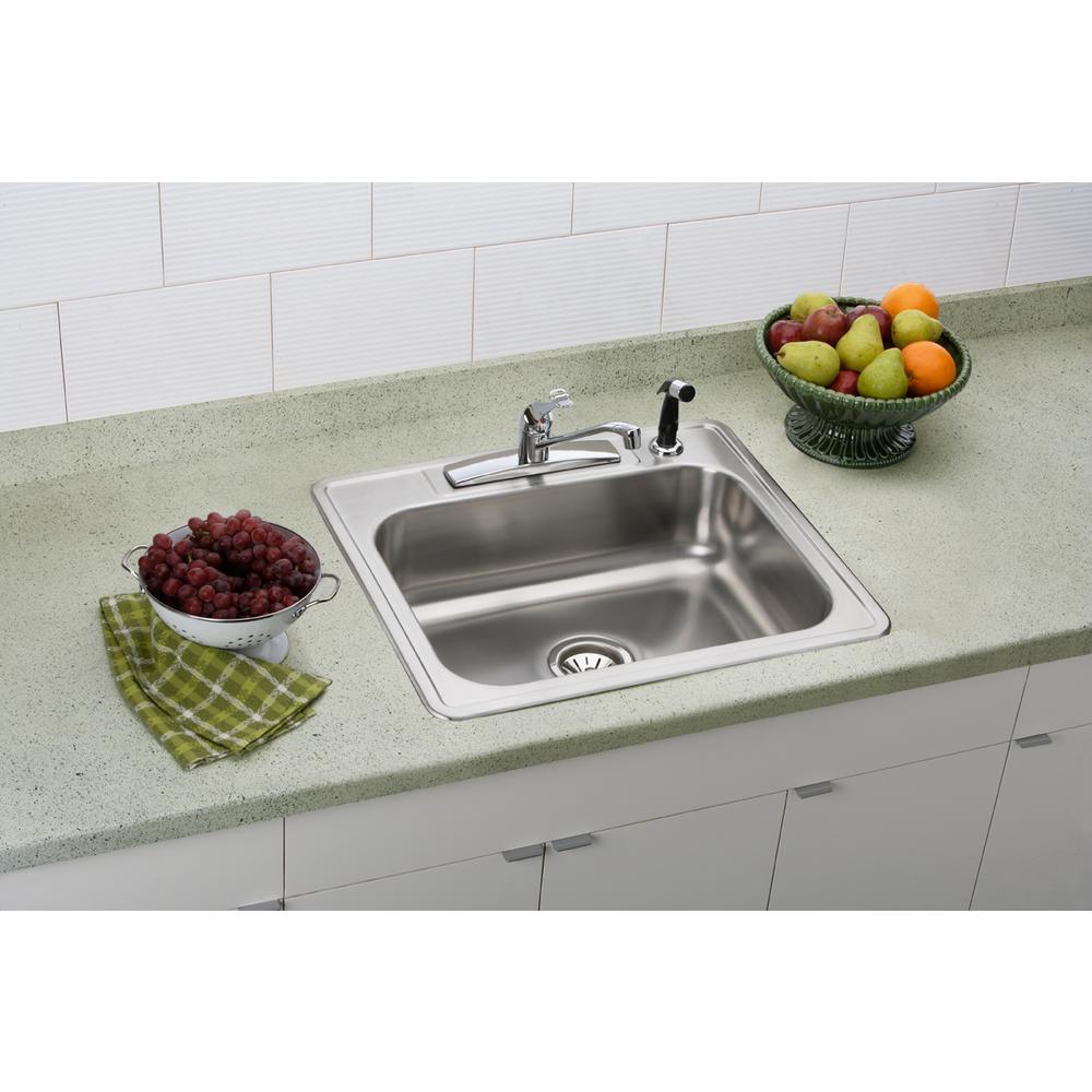 Stainless Steel Single Bowl 25 29 99 Drop In Kitchen Sinks