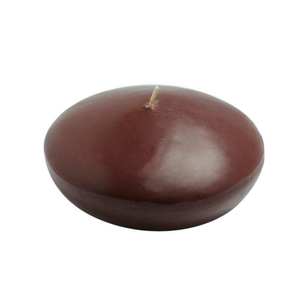 Zest Candle 4 In Brown Floating Candles Box Of 3 Cfz 092 The Zest Candle 4 In Brown Floating Candles Box Of 3
